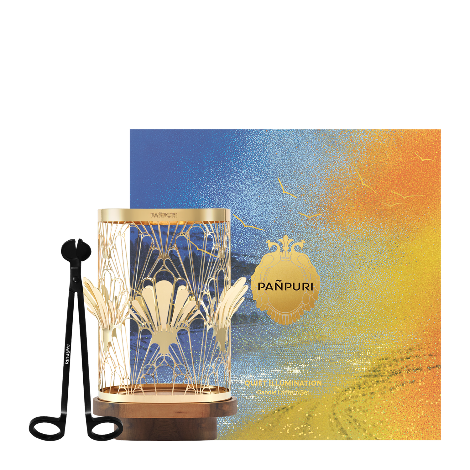 CANDLE LANTERN SET - PAÑPURI CANDLE LANTERN SET - PAÑPURI